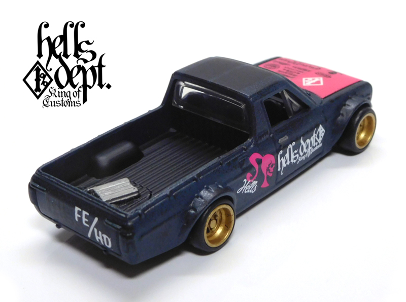 画像: HELLS DEPT 2022 - カツヌマ製作所 【'75 DATSUN SUNNY TRUCK/B120 (カスタム完成品）】CHELLY-NAVY/RR （送料サービス適用外）