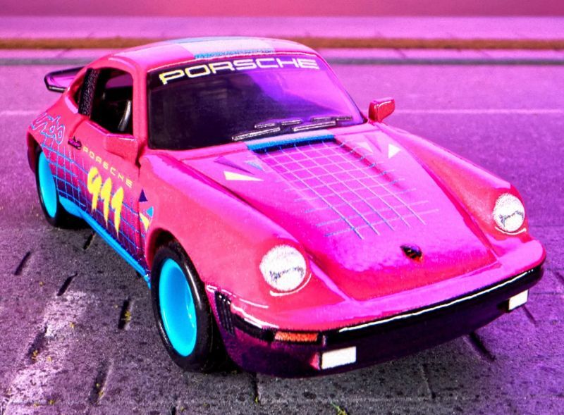 画像: 2022 MATTEL CREATIONS EXCLUSIVE 【'80 PORSCHE 911 TURBO】HOT PINK/RR