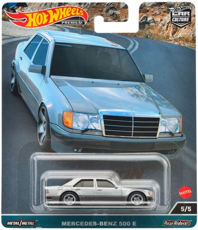 画像: 2023 HW CAR CULTURE "キャニオン・ウォリアーズ" 【MERCEDES-BENZ 500 E】SILVER/RR (予約不可)