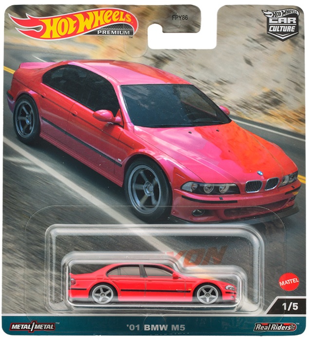 画像: 【仮予約】PRE-ORDER - 2023 HW CAR CULTURE "キャニオン・ウォリアーズ" 【'01 BMW M5】RED/RR (9月上旬入荷予定)