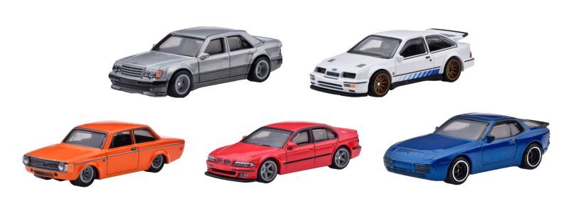 画像: 2023 HW CAR CULTURE【"キャニオン・ウォリアーズ" 5種セット】MERCEDES-BENZ 500 E/'87 FORD SIERRA COSWORTH/'73 VOLVO 142 GL/'01 BMW M5/'89 PORSCHE 944 TURBO