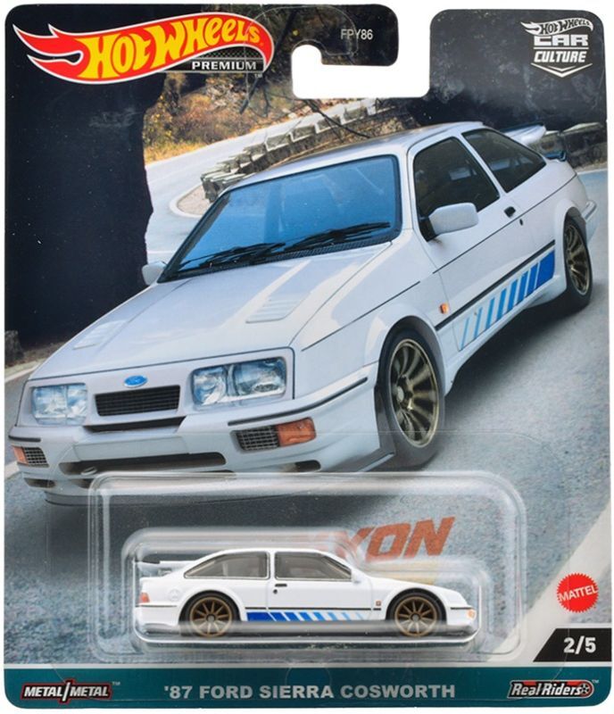 画像: 2023 HW CAR CULTURE "キャニオン・ウォリアーズ" 【'87 FORD SIERRA COSWORTH】WHITE/RR