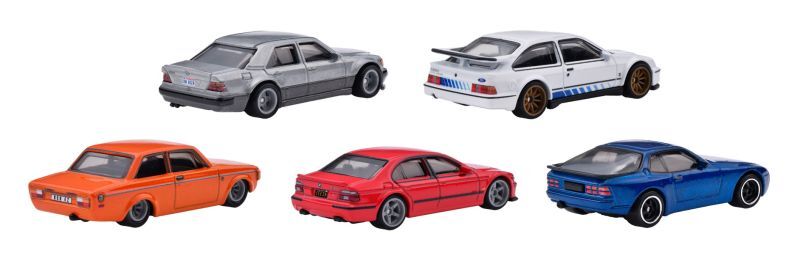 画像: 2023 HW CAR CULTURE【"キャニオン・ウォリアーズ" 5種セット】MERCEDES-BENZ 500 E/'87 FORD SIERRA COSWORTH/'73 VOLVO 142 GL/'01 BMW M5/'89 PORSCHE 944 TURBO