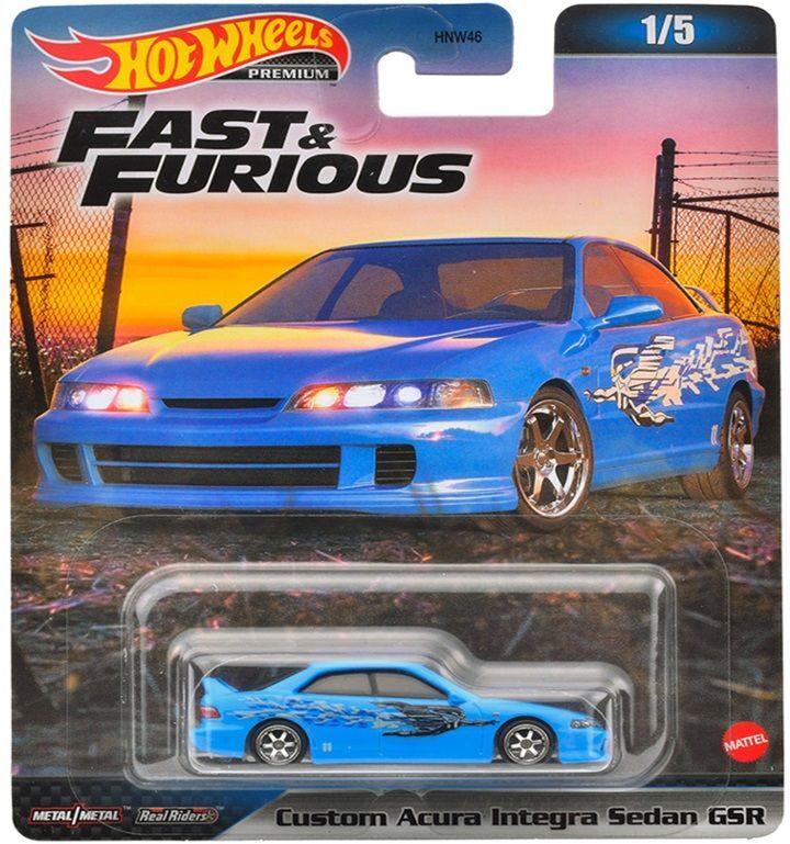 画像: 2023 HW FAST & FURIOUS (ワイルド・スピード) 【カスタム アキュラ インテグラ セダン GSR】 LT.BLUE/RR