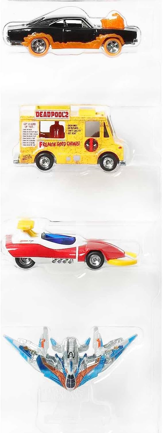 画像: 【US版】 2023 HW "MARVEL" 【4 CAR SET BOX】GHOST RIDER CHARGER/DEADPOOL CHIMICHANGA TRUCK/SPIDER MACHINE GP-7/MILANO/RR