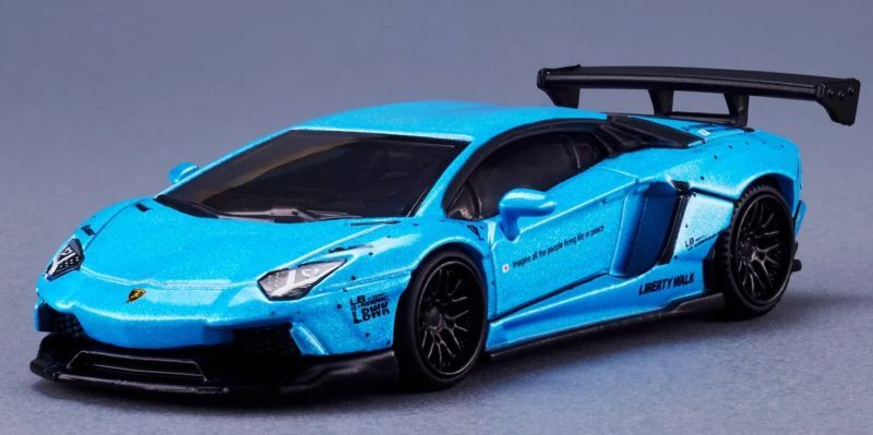 画像: 【仮予約】PRE-ORDER - 2023 RLC EXCLUSIVE "ELITE 64" 【LBWK LAMBORGHINI AVENTADOR LP 700-4 (後部パーツ脱着可能タイプ)】PEARL BLUE/RR (8月頃入荷予定）