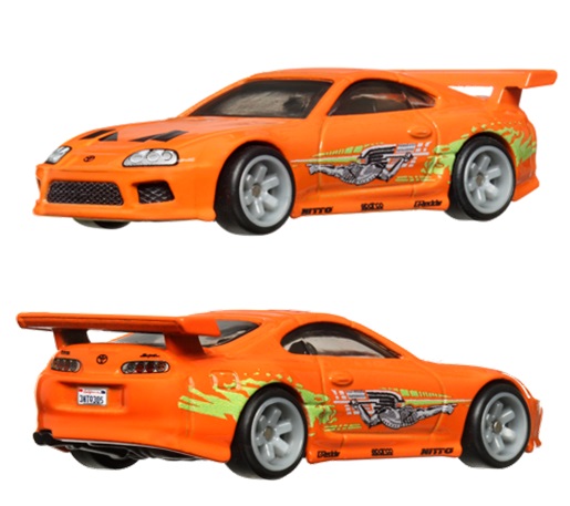 画像: 2023 HW CAR CULTURE "PREMIUM 2PACK" 【"ワイルド・スピード"  2021 トヨタ GR スープラ / トヨタ スープラ】ORANGE/RR