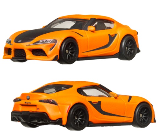 画像: 2023 HW CAR CULTURE "PREMIUM 2PACK" 【"ワイルド・スピード"  2021 トヨタ GR スープラ / トヨタ スープラ】ORANGE/RR