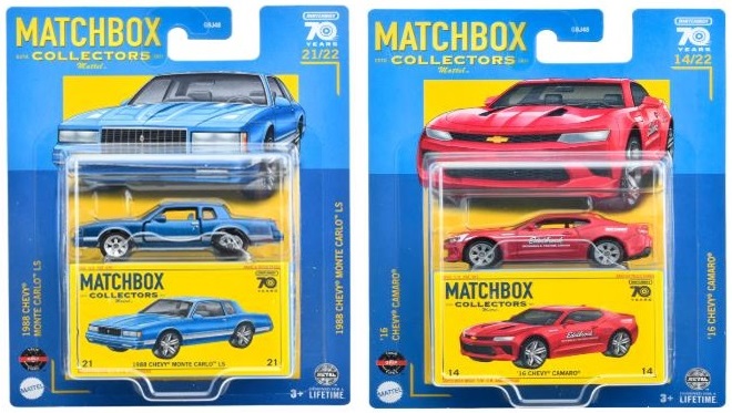 画像: 2023 MATCHBOX COLLECTORS【"U"アソート 8個入り】'1966 トライアンフ TR6/2012 レクサス LFA/フォルクスワーゲン T2 バス/1988 シェビー モンテカルロ LS/16 シェビー カマロ