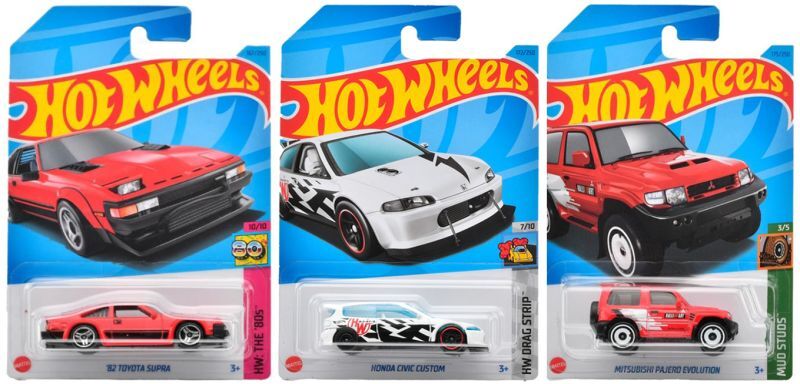 画像: 【仮予約】PRE-ORDER - 【 HOT WHEELS ベーシック 日本車6種セット(国内流通版/裏面日本語)】(10月上旬入荷予定）