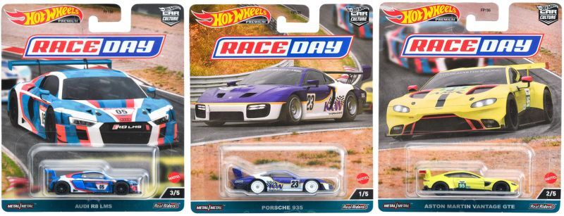 画像: 2023 HW CAR CULTURE【"レース・デー" 5種セット】'94 AMG-MERCEDES C-CLASS DTM TOURING CAR/FORD CAPRI Gr.5/AUDI R8 LMS/PORSCHE 935/ASTON MARTIN VANTAGE GTE