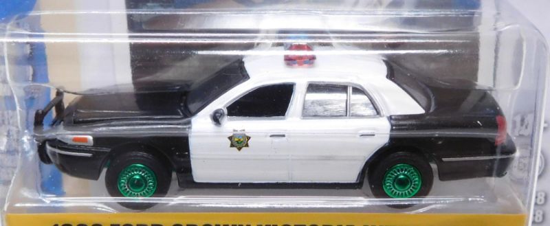 画像: 2023 GREENLIGHT HOLLYWOOD SERIES 38 【1998 FORD CROWN VICTORIA INTERCEPTOR】BLACK-WHITE(RENO911!) (GREEN MACHINE)