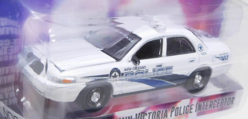 画像: 2023 GREENLIGHT HOLLYWOOD SERIES 39 【2006 FORD CROWN VICTORIA POLICE INTERCEPTOR】WHITE(NCIS: NEW ORLEANS)