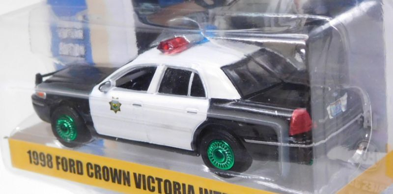 画像: 2023 GREENLIGHT HOLLYWOOD SERIES 38 【1998 FORD CROWN VICTORIA INTERCEPTOR】BLACK-WHITE(RENO911!) (GREEN MACHINE)