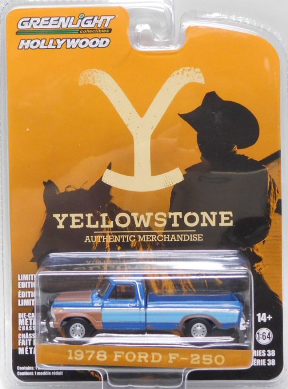 画像1: 2023 GREENLIGHT HOLLYWOOD SERIES 38 【1978 FORD F-250】BLUE(YELLOWSTONE) 