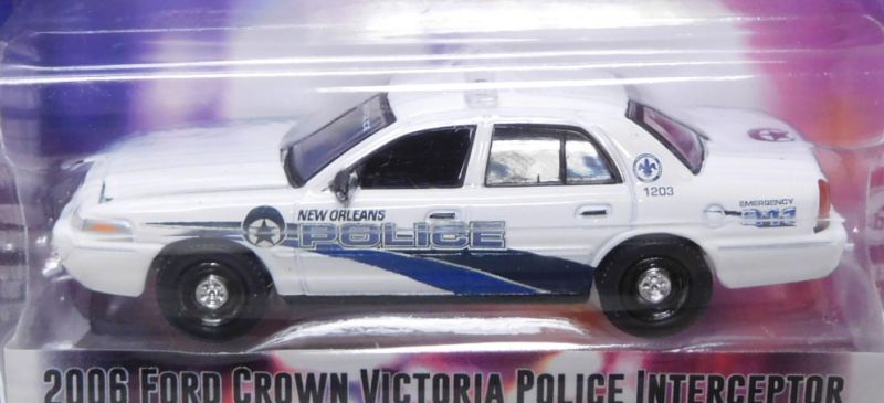 画像: 2023 GREENLIGHT HOLLYWOOD SERIES 39 【2006 FORD CROWN VICTORIA POLICE INTERCEPTOR】WHITE(NCIS: NEW ORLEANS)