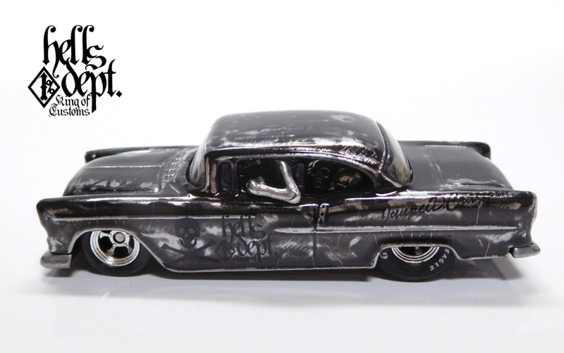 画像: HELLS DEPT 2023 - COVA MANUFACTURING FACTORY 【'55 CHEVY  with SKULL DRIVER (カスタム完成品）】BLACKCHROME/RR （送料サービス適用外）