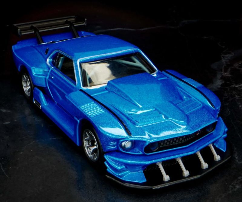 画像: 2023 RLC EXCLUSIVE "ELITE 64" 【MODIFIED '69 FORD MUSTANG (前部パーツ脱着可能タイプ)】MET.BLUE/RR