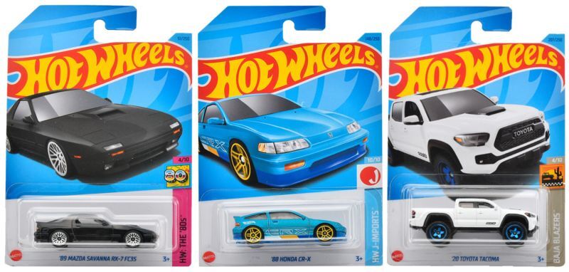 画像: 【仮予約】PRE-ORDER - 【 HOT WHEELS ベーシック 日本車5種セット(国内流通版/裏面日本語)】(12月初旬入荷予定）