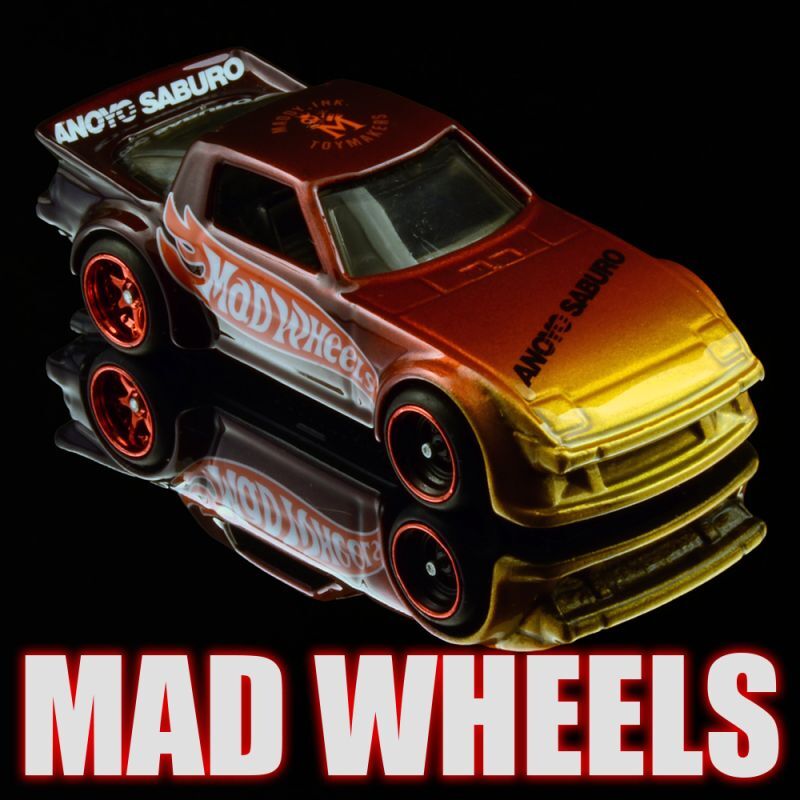 画像: 【予約】PRE-ORDER - MAD WHEELS (マッドホイール） 【Mad Wheels Racing MAZDA RX-7 (SA22) (カスタム完成品）】YELLOW-ORANGE/RR (送料サービス適用外) (10月下旬入荷予定)