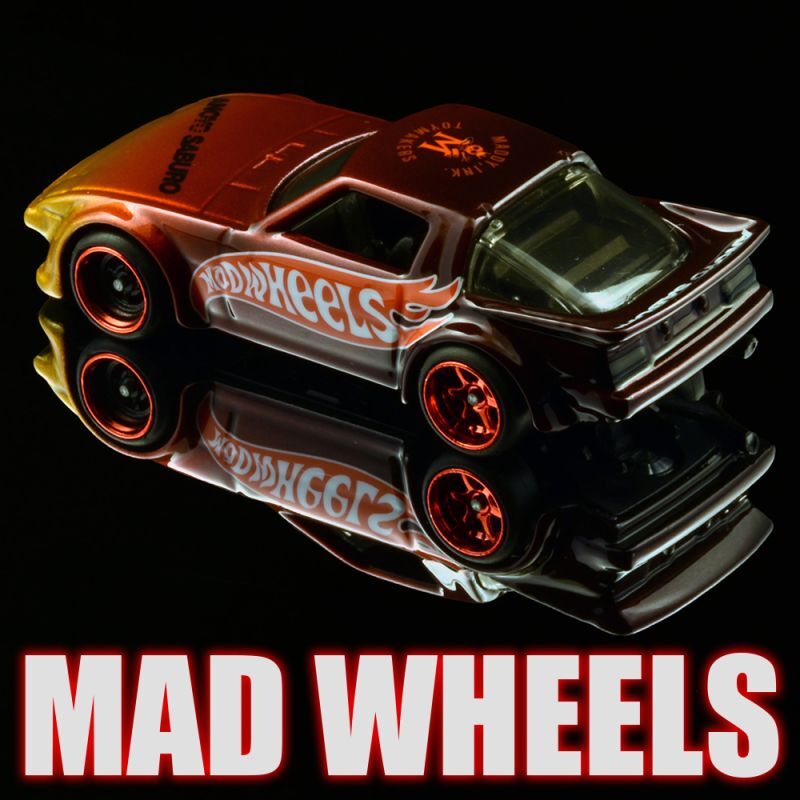 画像: 【予約】PRE-ORDER - MAD WHEELS (マッドホイール） 【Mad Wheels Racing MAZDA RX-7 (SA22) (カスタム完成品）】YELLOW-ORANGE/RR (送料サービス適用外) (10月下旬入荷予定)