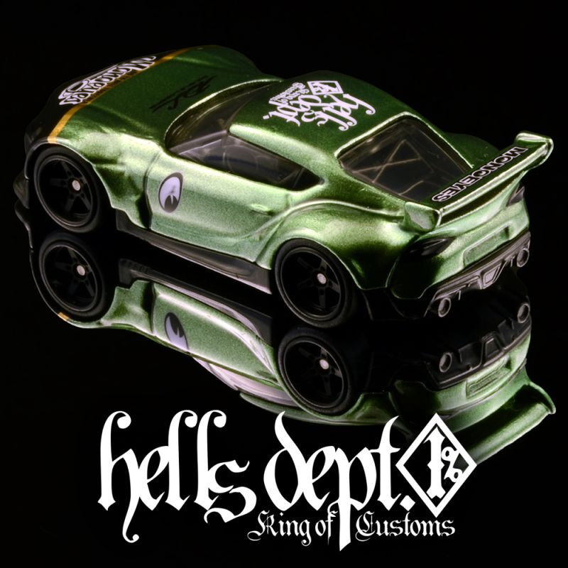 画像: 【予約】PRE-ORDER - HELLS DEPT 2023 - DOUBLE LOSER[S] 【MONOEYES TOYOTA SUPRA (カスタム完成品）】GREEN/RR （送料サービス適用外）(10月下旬入荷予定)