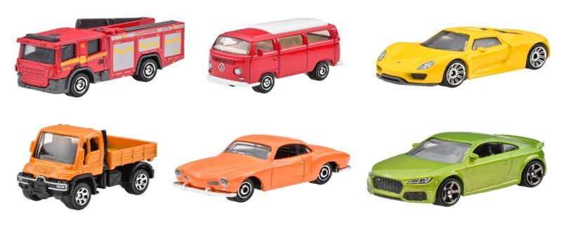 画像: 2024 MATCHBOX【ベスト・オブ・ヨーロッパ アソート - Germany - (10個入り)】スカニア P360/1970 フォルクスワーゲン T2 バス/2020 ポルシェ 918 スパイダー/メルセデス・ベンツ ウニモグ U300/1962 フォルクスワーゲン カルマンギア/2020 アウディ TT RS (2024年1月下旬入荷予定）