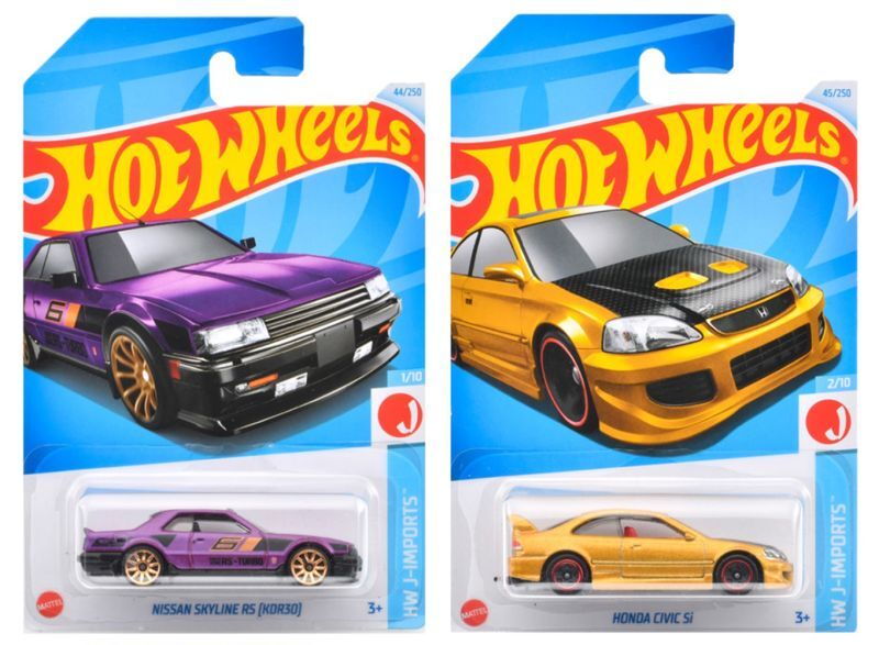 画像: 【仮予約】PRE-ORDER - 【 HOT WHEELS ベーシック 日本車4種セット(国内流通版/裏面日本語)】(2024年2月初旬入荷予定）