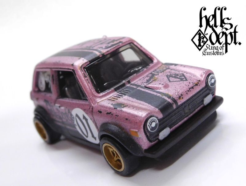 画像: HELLS DEPT 2024 - カツヌマ製作所 【'70 HONDA N600 CUSTOM (カスタム完成品）】RUST PINK/RR （送料サービス適用外）