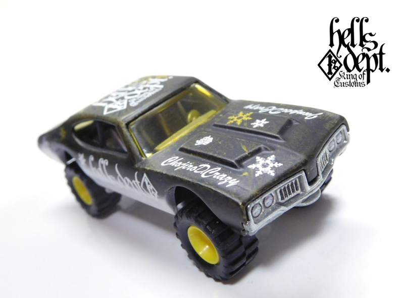 画像: HELLS DEPT 2024 - カツヌマ製作所 【'70 OLDSMOBILE 442 (カスタム完成品）】YELLOW-BLACK/RR （送料サービス適用外）