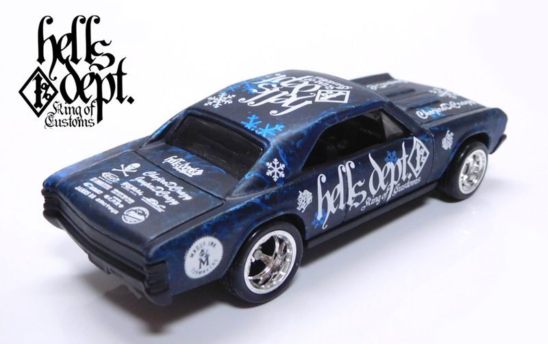 画像: HELLS DEPT 2024 - カツヌマ製作所 【'67 CHEVELLE SS 396 (カスタム完成品）】BLUE-BLACK/RR （送料サービス適用外）