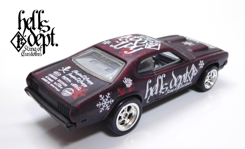 画像: HELLS DEPT 2024 - カツヌマ製作所 【'71 DODGE DEMON (カスタム完成品）】RED-BLACK/RR （送料サービス適用外）