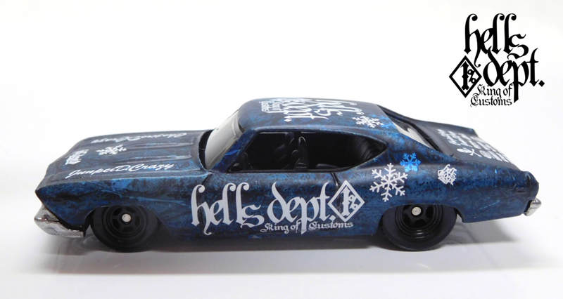 画像: HELLS DEPT 2024 - カツヌマ製作所 【'69 CHEVELLE SS 396 (カスタム完成品）】BLUE-BLACK/RR （送料サービス適用外）