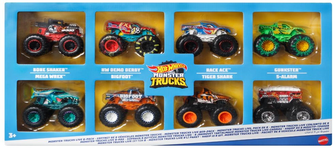 画像1: 2024 HW MONSTER TRUCKS! 【８パック】(2024年3月上旬入荷予定）(お取り置き不可）