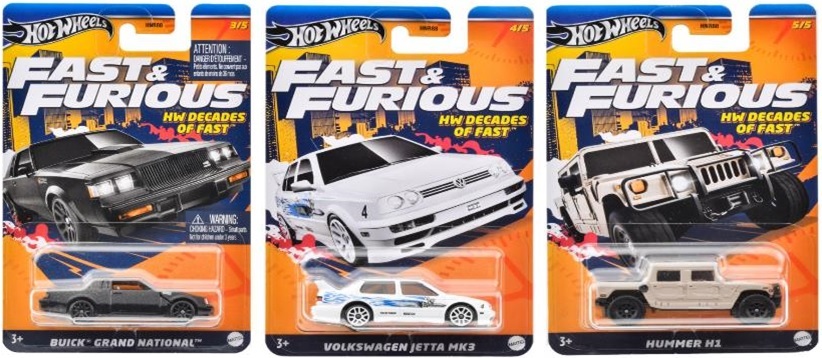 画像: 【仮予約】PRE-ORDER - 2024 HW FAST & FURIOUS 【ワイルド・スピード テーマ Eアソート　10個入り】'67 エルカミーノ/'70 シボレー ノヴァ SS/ビュイック・グランド・ナショナル/フォルクスワーゲン ジェッタ MK3/ハマー H1(3月中旬入荷予定）