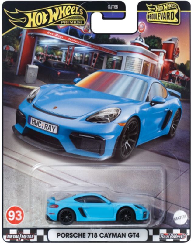 画像: 【仮予約】PRE-ORDER - 2024 HW BOULEVARD 【ポルシェ 718 ケイマン GT4】BLUE/RR(2024年3月下旬入荷予定）(ショートした場合は先着順となります）