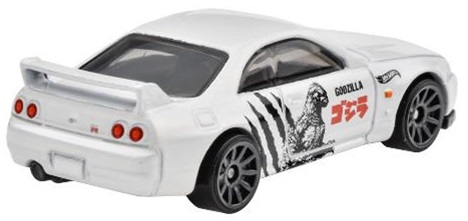 画像: 【日産 スカイライン GT-R (BCNR33)(GODZILLA) (国内流通版/裏面日本語)】WHITE