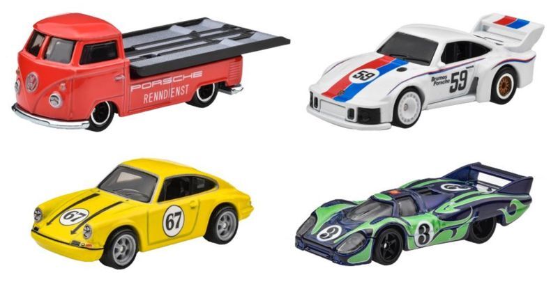 画像: 2024 HW PREMIUM COLLECTOR SET 【ポルシェ レンシュポルト】Volkswagen Transporter T1 Pickup/Porsche 917 LH/1967 Porsche 911 R/Porsche 935 (2024年4月下旬入荷予定）