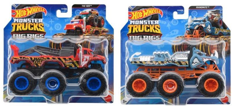 画像: 【仮予約】PRE-ORDER - 2024 HW MONSTER TRUCKS! 【モンスタートラック トランスポーター Bアソート (4個入り）】(2024年5月上旬入荷予定）