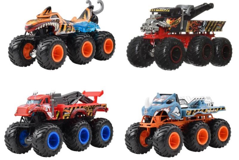 画像: 【仮予約】PRE-ORDER - 2024 HW MONSTER TRUCKS! 【モンスタートラック トランスポーター Bアソート (4個入り）】(2024年5月上旬入荷予定）