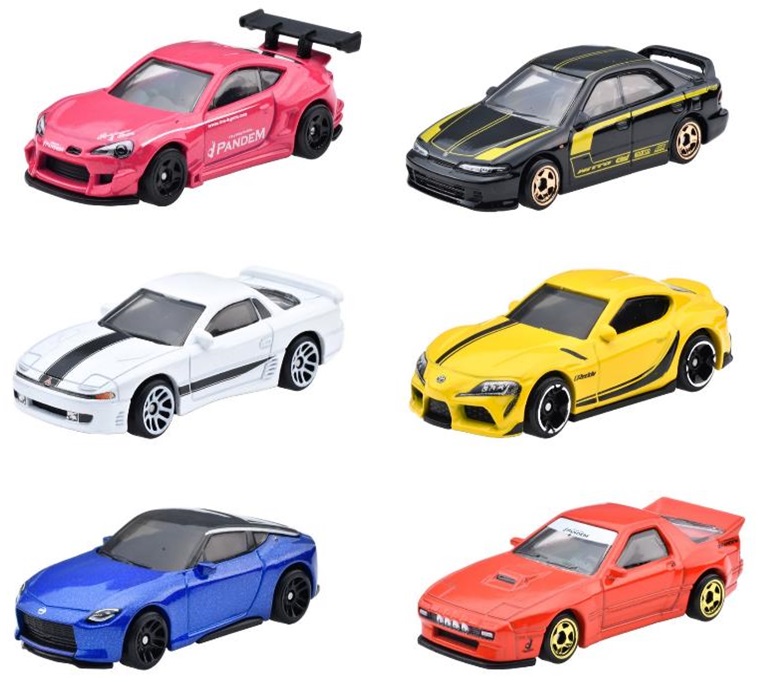 画像: 2024【HW ストリート・オブ・ジャパン】パンデム スバル BRZ/カスタム アキュラ インテグラ セダン GSR/三菱 3000GT VR-4/2021 トヨタ GR スープラ/2023 日産 Z/マツダ RX7 FC パンデム
