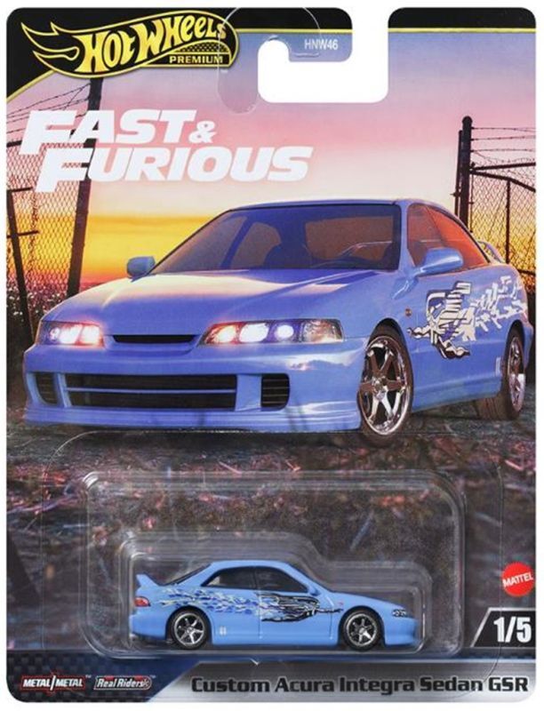 画像: 2024 HW FAST & FURIOUS (ワイルド・スピード) 【カスタム アキュラ インテグラ セダン GSR】LT.BLUE/RR