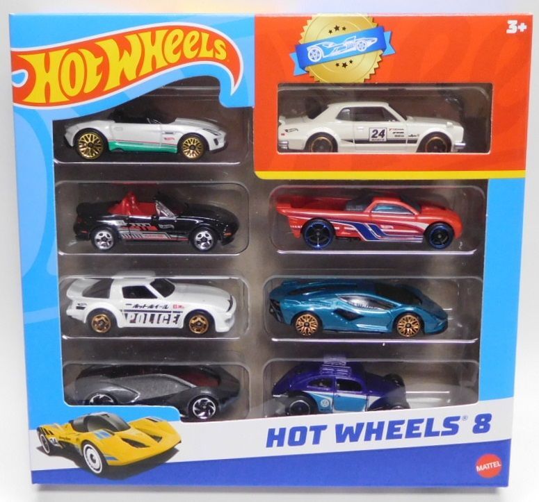 画像: 2024 HOT WHEELS 8CAR GIFT PACK 【1971 NISSAN SKYLINE H/T 2000 GT-R】 WHITE/MC5