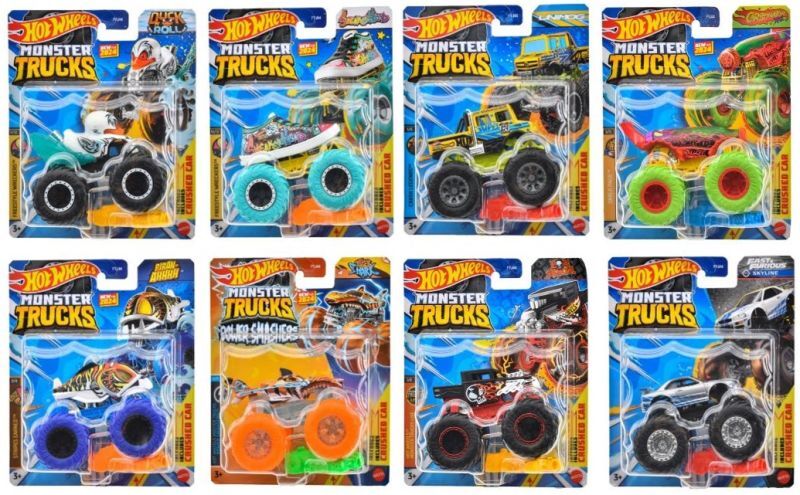 画像: 2024 HW MONSTER TRUCKS! 【Kアソート (8個入り）】(お取り置き不可）(2024年9月中旬入荷予定）