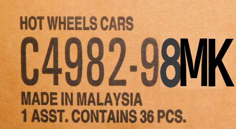 画像: 【HOT WHEELS ベーシック　2024 "K"アソート 36台入り (国内流通版)】 (お取り置き不可）