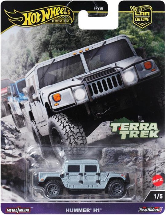 画像: 【仮予約】PRE-ORDER - 2024 HW CAR CULTURE "テラトレック" 【ハマー H1】SILVERBLUE/RR (2024年10月中旬入荷予定)