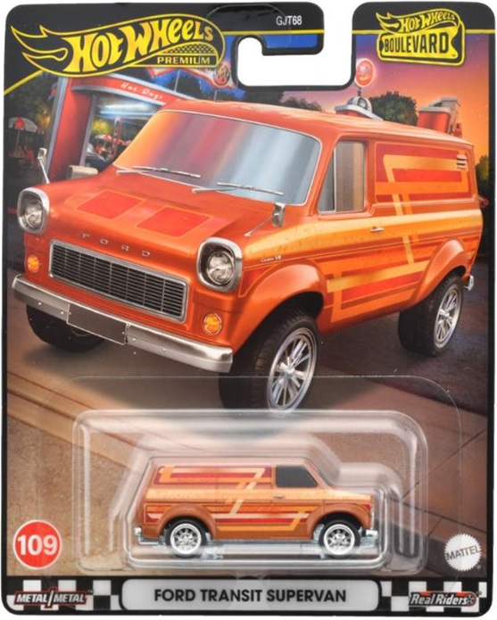画像: 2024 HW BOULEVARD 【フォード トランジット スーパーバン】ORANGE/RR(2024年11月上旬入荷予定）