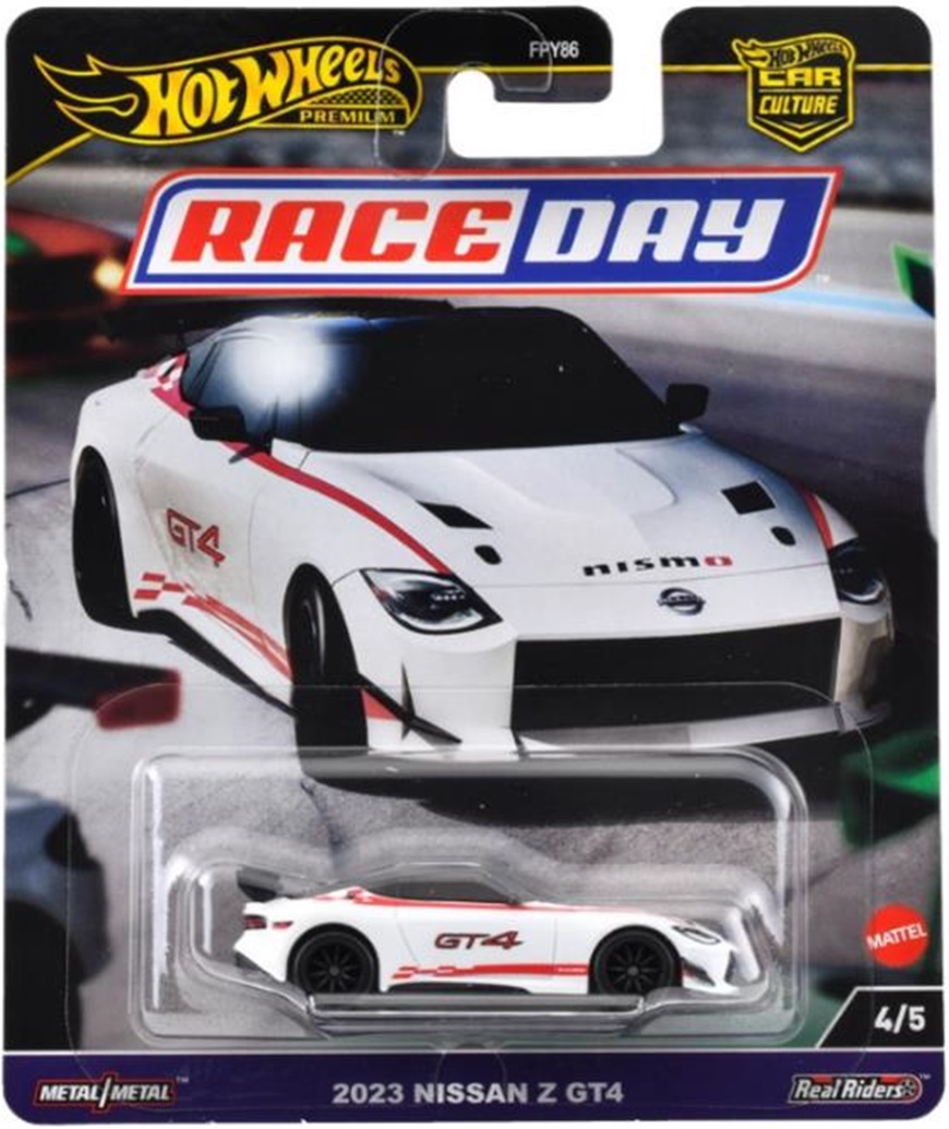 画像: 2024 HW CAR CULTURE "RACE DAY" 【2023 日産 Z GT4】WHITE/RR (2024年11月末頃入荷予定)