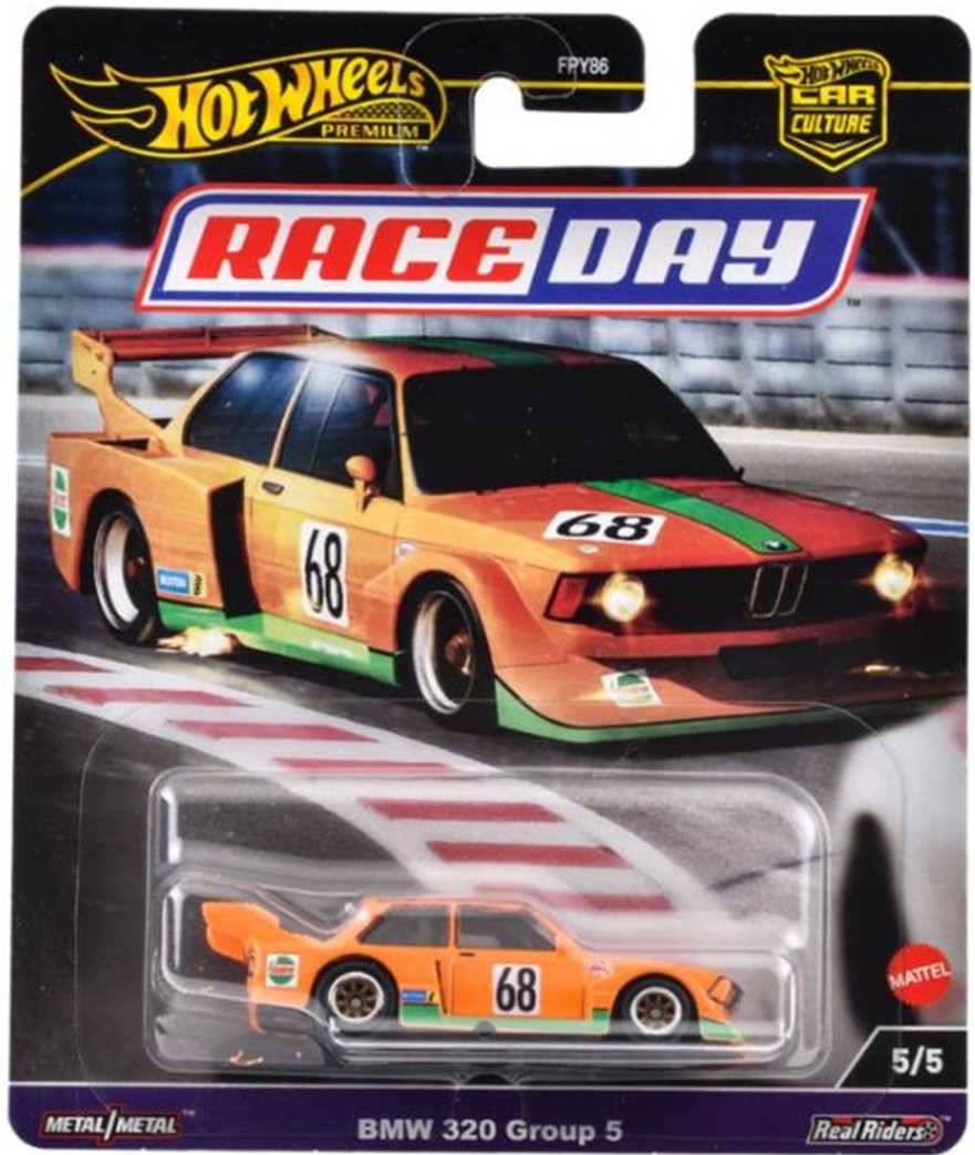 画像: 2024 HW CAR CULTURE "RACE DAY" 【BMW 320 グループ 5】ORANGE/RR (2024年11月末頃入荷予定)