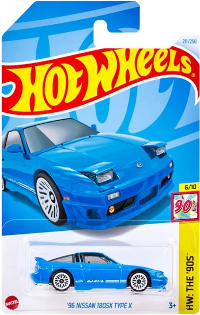 画像:  【'96 日産 180SX タイプX (国内流通版/裏面日本語)】BLUE